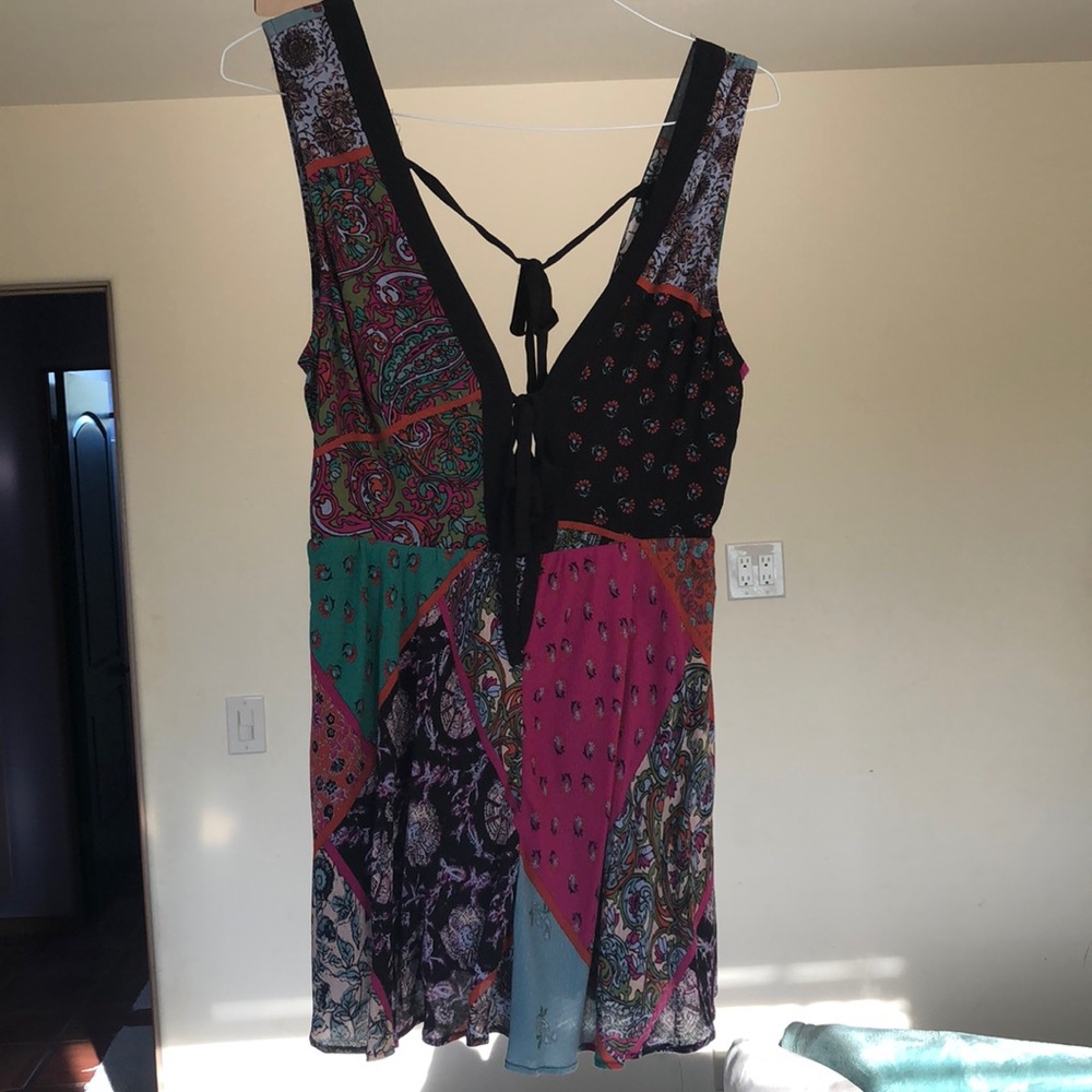 UO Mariette Double Tie-Front Romper